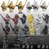 Совместимый с LEGO Xuanyuan Уровень 7 Строительный Блок Фигурка Игра для Мира Летние Каникулы Набор Оружия Игрушка Сустав