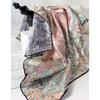 14 Momme 100% Natural Twill Silk Scarf for Women Double Side Female Foulard Headband Shawl Wrap Square Neckerchief Hijab Scarves