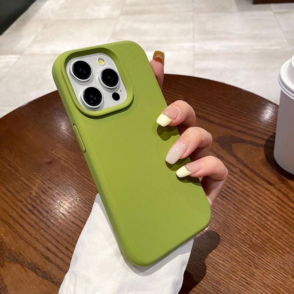 For Apple 16 Liquid Silicone Mobile Phone Case Soft Silicone for IPhone15 Promax Magnetic All-inclusive Thickened Anti-fall