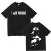 Rapper Playboi Carti I Am Music New Album Double Sided Print T-shirt Male Opium Merch Tshirt Men Women's Hip Hop Vintage T-shirt