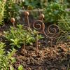 Weather Resistant Snail Shape Yard Art Rustproof Rustic Snail Sculpture  Patio Porch