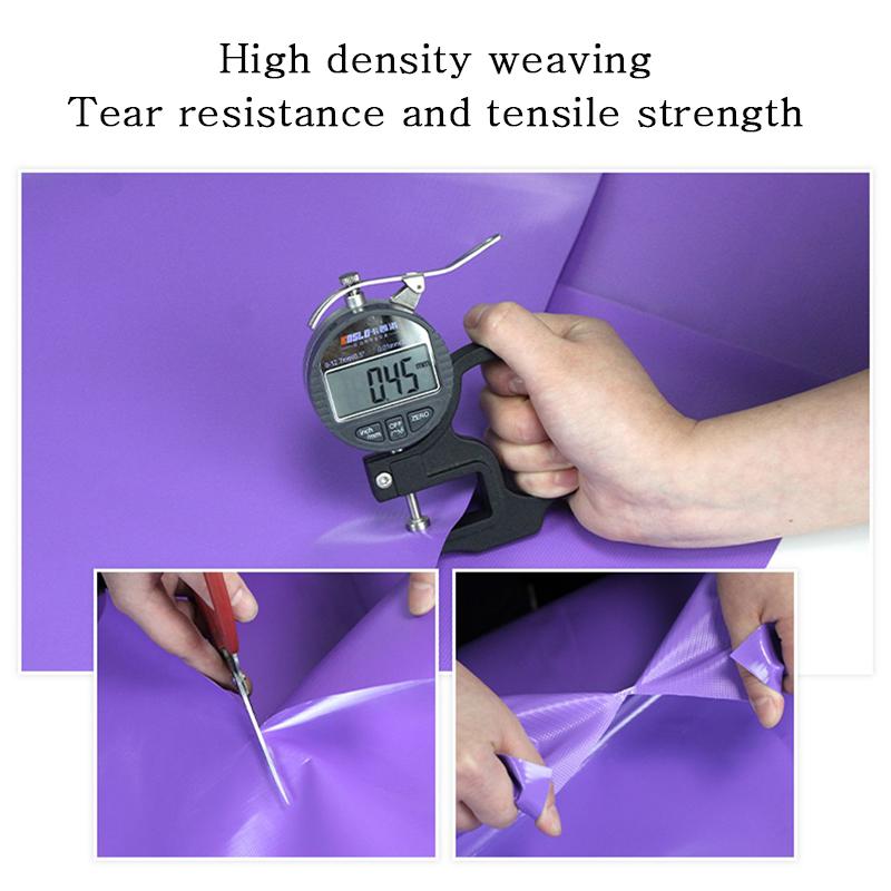 Heavy-Duty PVC Tarpaulin Coated Banner Pergola Canopy Awning Garden Furniture Tarp Cover Camping Ground Sheet Waterproof Fabric