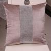 Stylish Graceful Velvet Throw Pillow with Diamond Chain Soft Sofa Cushion Decoration Modern Pillowcase