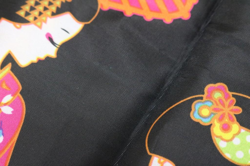 Matsumi Kogei Marusan Eco Maiko Souvenir X X Black Bag, Print, Bag, 5.5cm 10.5cm 5cm,