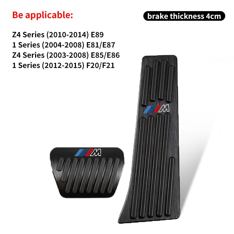 ZUWG9 2025 Hot Car Brake Foot Rest Pedal Cover Alloy Rubber Gas Pedal Protector For BMW M X1 X3 X5 X6 X7 E30 E90 M3 E84 E83 F25 E91 E6