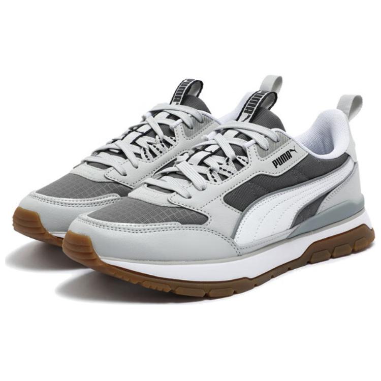 Puma R78 Удобные Дышащие Низкие Кроссовки для Повседневной Носки Унисекс Кроссовки Светло-Серый 380728-16