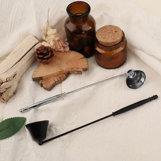 Гаситель для свечей в форме колокольчика с длинной ручкой, фитиль для чайных свечей из нержавеющей стали, гаситель пламени, инструменты для тушения свечей, аксессуары для свечей