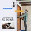 Умная Wi-Fi камера для помещений 1080P HD с ночным видением и беспроводным бинокулярным мониторингом