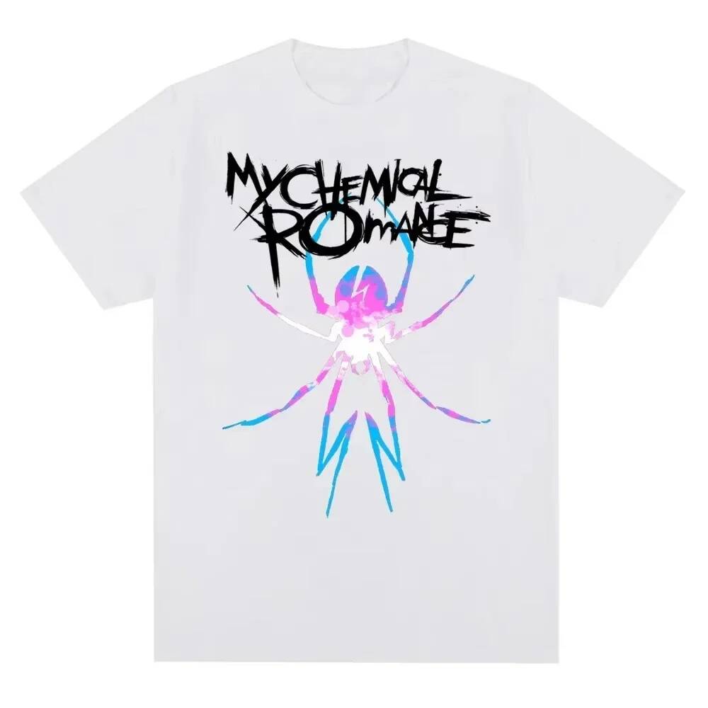 2026 My Chemical RoUnisexce Mcr Band Unisex Women Cotton TShirt Printed T Shirt Casual Short Sleeve Tshirt Streetwear Trend Tee Tops