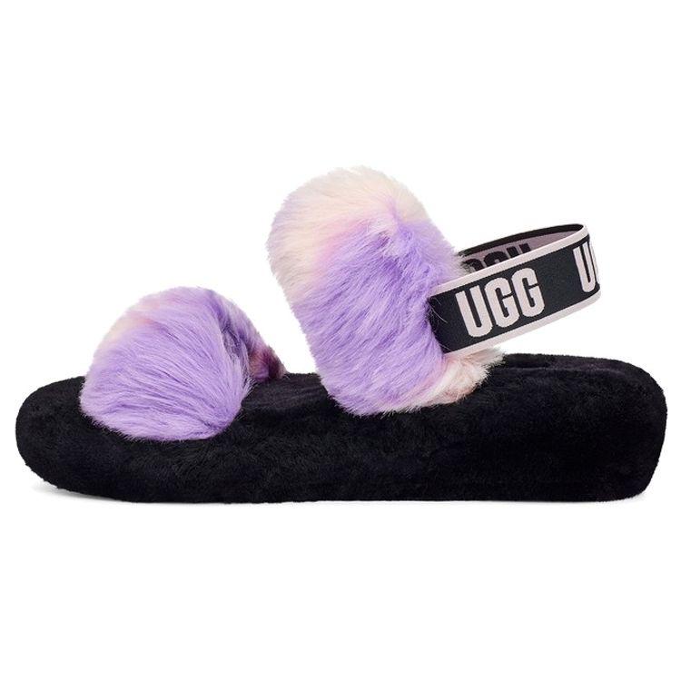 UGG Oh Yeah Slide Tie Dye Magnolia Women Sneakers Black 1119821-MGNL