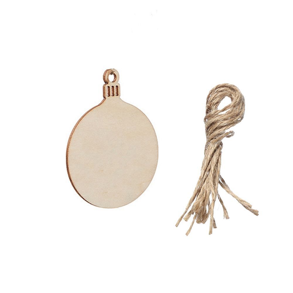 Christmas Tree Ornaments Christmas Decorations Christmas Tree Pendant Wooden Tags Wooden Slices
