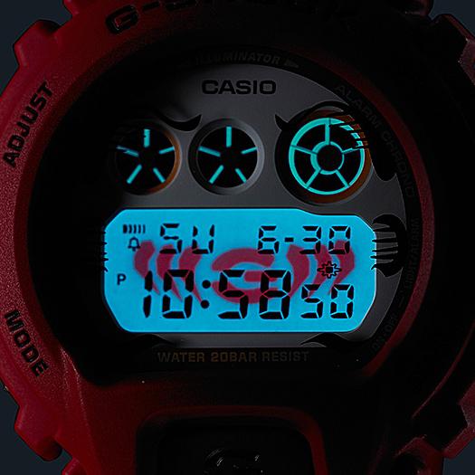 Casio Мужские часы G-SHOCK на полимерном ремешке, водозащита 200 м, ударопрочные, с будильником, кварцевые, DW-6900DA-4