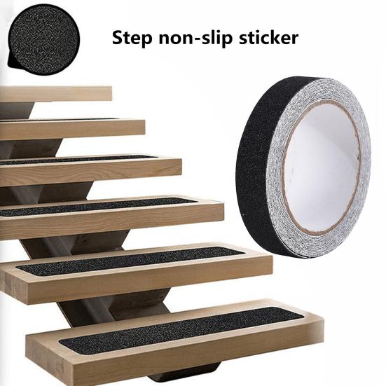 1 Roll Non-slip Tape Waterproof Durable Wear-resistant High Friction Stair Steps Adhesive Tape for Outdoor Indoor