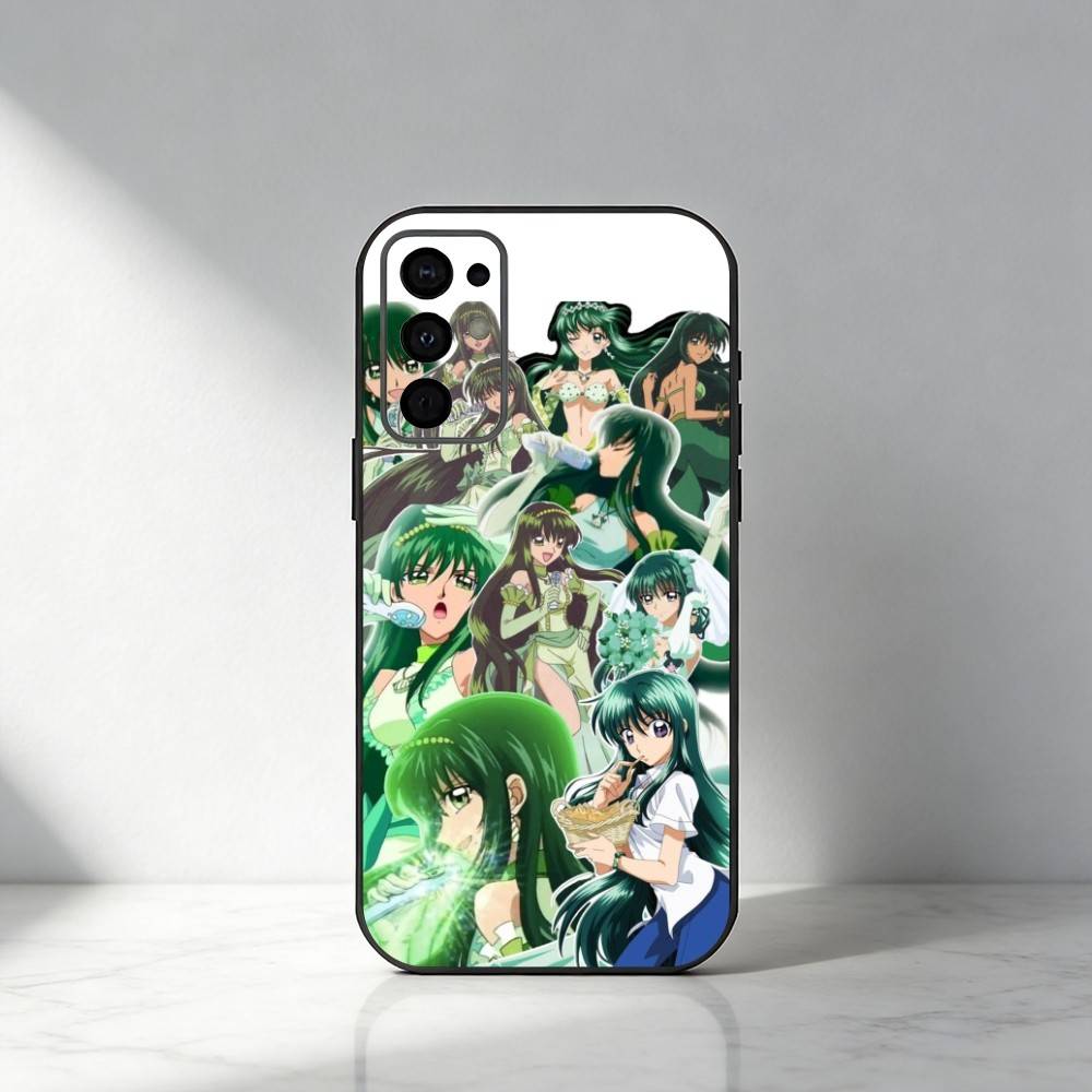 Чехол для телефона Mermaid Melody Pichi Pitch для Samsung S25, S24, S21, S22, S23, S30, Ultra, S20, Plus, Fe, Note, 5G Черный