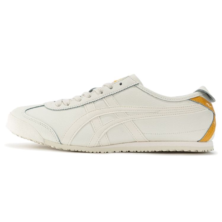 ONITSUKA TIGER Mexico 66 Leather Retro Casual Lightweight Low-Top Sneakers Unisex Sneakers White 1183B810-100