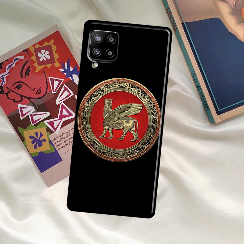 Lamassu Assyrian Winged Lion Case For Samsung Galaxy A33 A13 A36 A56 A23 A52 A32 A12 A54 A34 A14 A16 A26 A53 A15 A35 A55