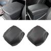 Soft Leather Armrest Cover For Hyundai Veracruz Microfiber Leather Center Control Armrest Box Cover Sticker Trim Accessories