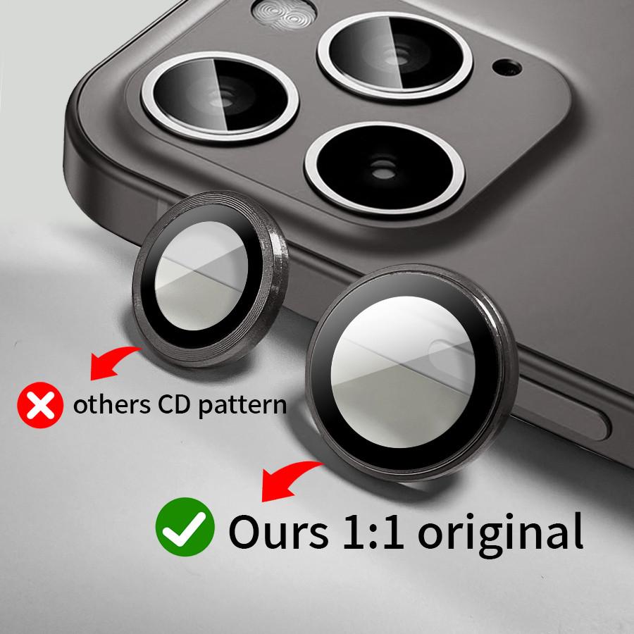 Официальные цвета металлическое индивидуальное кольцо объектив камеры протектор для iPhone 16 Pro Max 16 Plus закаленное стекло протектор экрана крышка