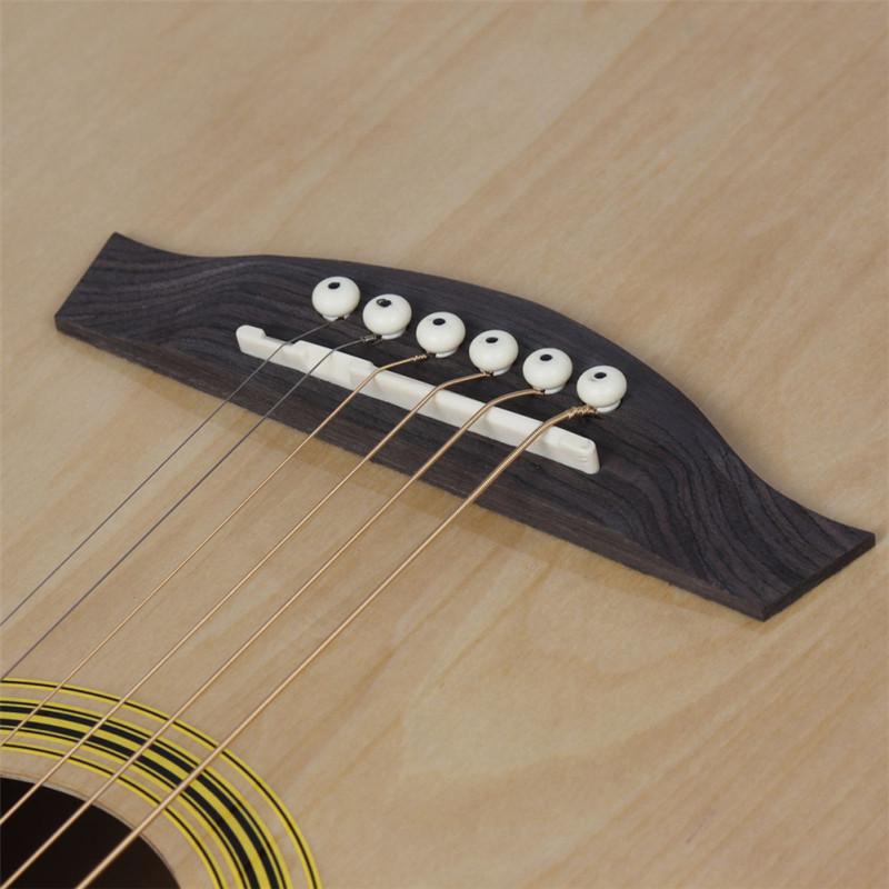 41-дюймовая гитара из липы с вырезом, гладкая накладка на гриф, включает в себя сумку + ремешок + струну + медиатор + настройку с шестью отверстиями