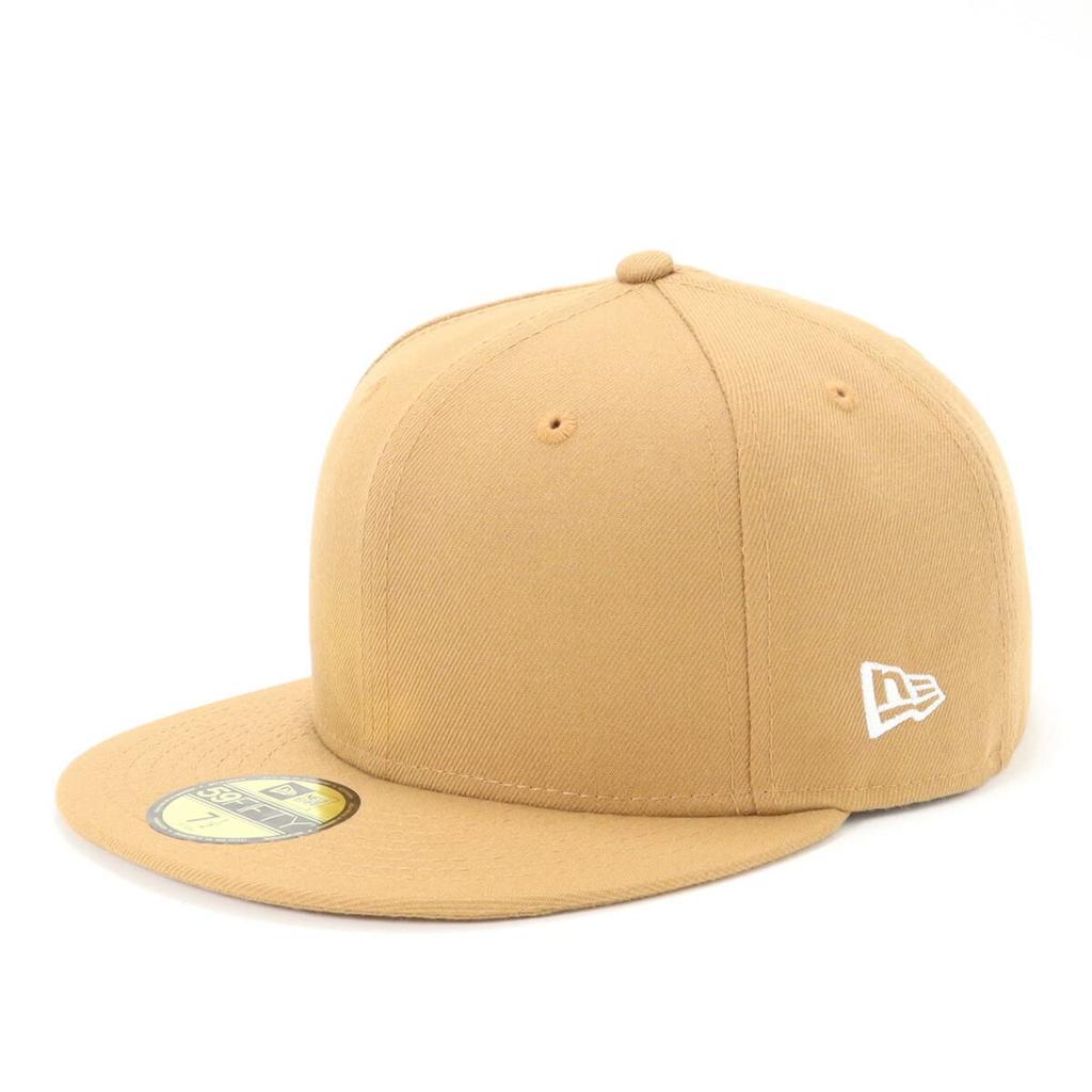 New Era Cap 59FIFTY Plain Basic Wheat 7 18 5950 BASIC WHE SWHI 25J