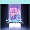Kpop Охотники на демонов Многоцветная Ночная лампа 16 цветов С пультом для фанатов Коллекционные предметы