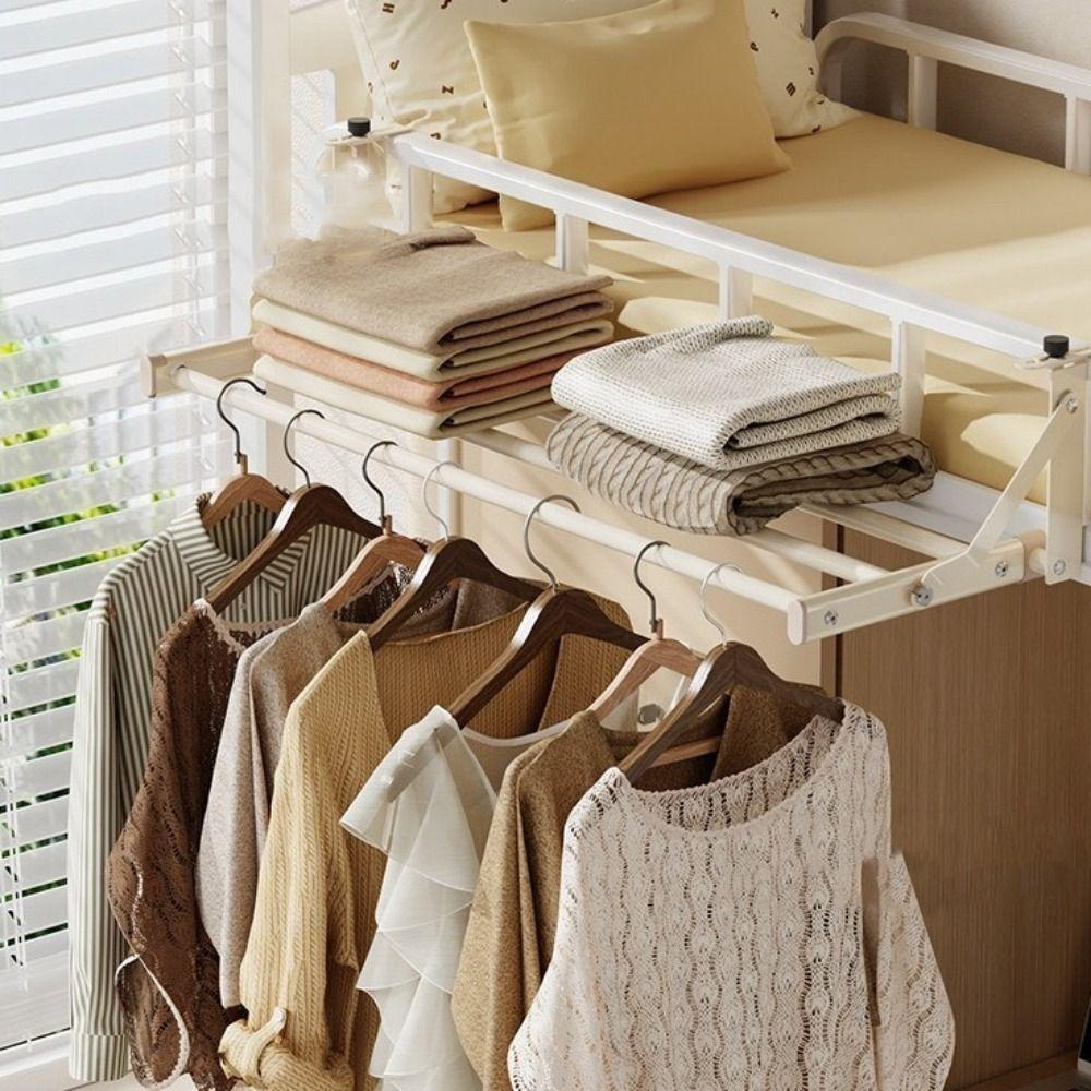 Сушилка для радиатора из углеродистой стали Настенная складная выдвижная вешалка для одежды на радиатор Экономия места Вешалки для одежды Прачечная