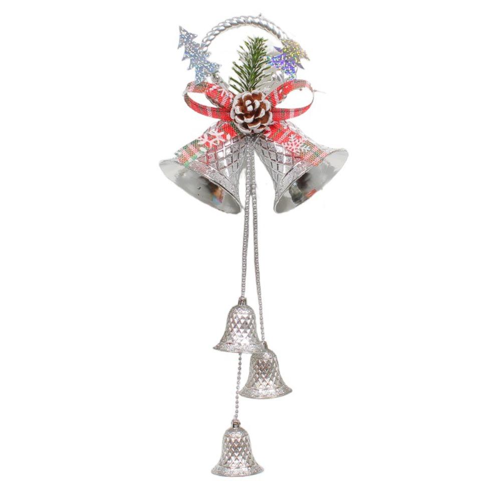 With Pine Cones Christmas Bell Glitter Christmas Hanging Ornament Xmas Tree Pendant  Shopping Mall