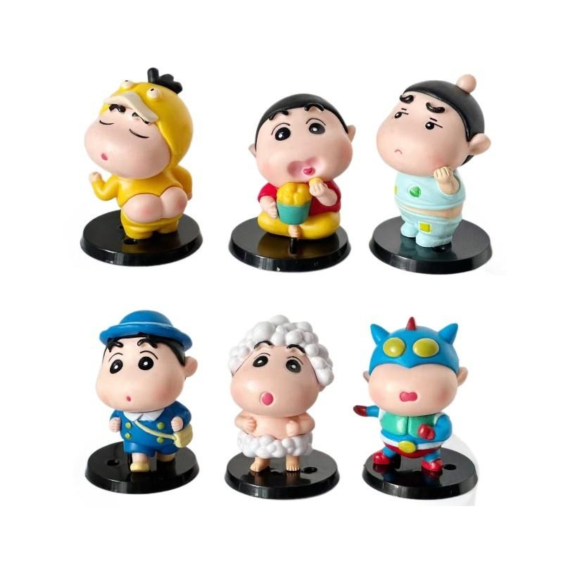 Pvc Shinchan Crayon Desk Ornament With Fun Series Design For Kids Student Gifts