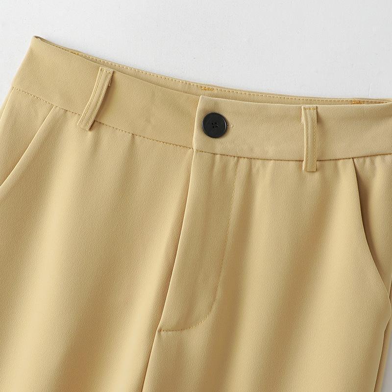 New Arrival Women's Straight Leg Suit Pants To Show Your Height, High-end Luxury Counter Boutique