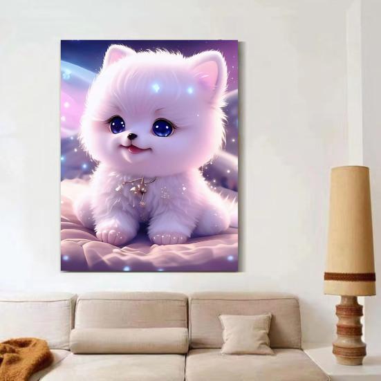 1 комплект, мультяшный кот, стразы, картина с холстом, инструменты для сверления, 5D полная дрель, сделай сам, поделки, горный хрусталь, художественный комплект для рисования, украшения для начинающих, взрослых