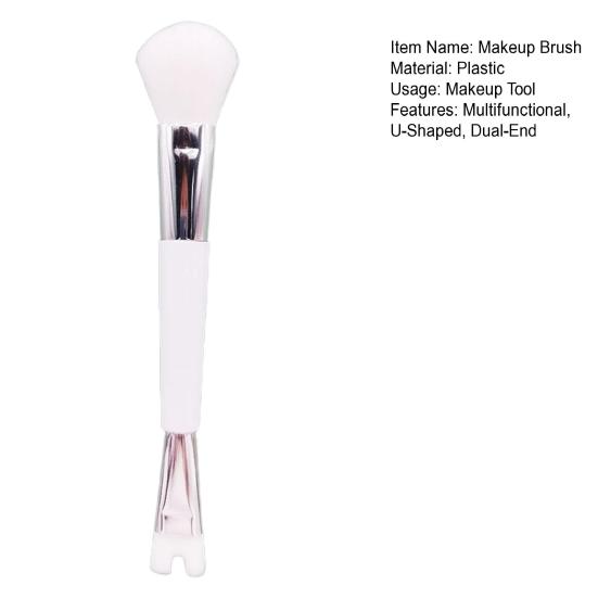 Двусторонняя кисть для красоты носа U-образная кисть для макияжа для скульптурирования и определения контура носа 2-в-1 точная кисть для контура носа Многофункциональный инструмент для макияжа