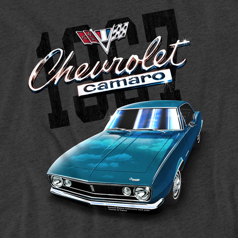 Chevrolet Unisex Adult Classic Camaro Heather T-Shirt
