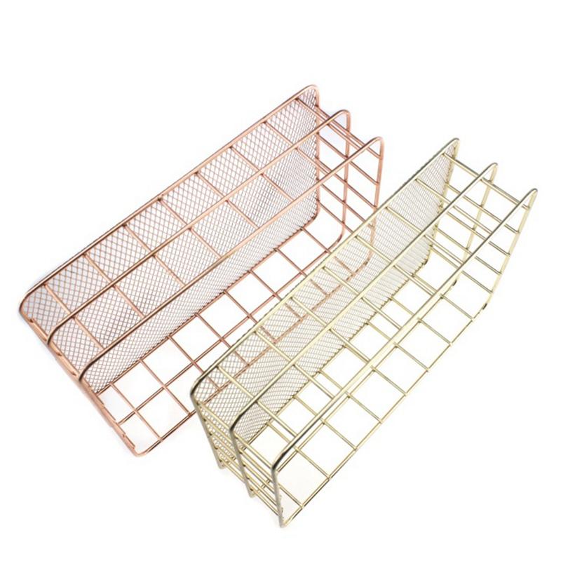 Корзина для хранения железа в стиле Nordic Simplicity, металлическая, комбинированная, держатель