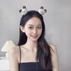Non-slip Cartoon Plush Headband Colorful Plush Hairband Kawaii Bear Plush Headband  Girl
