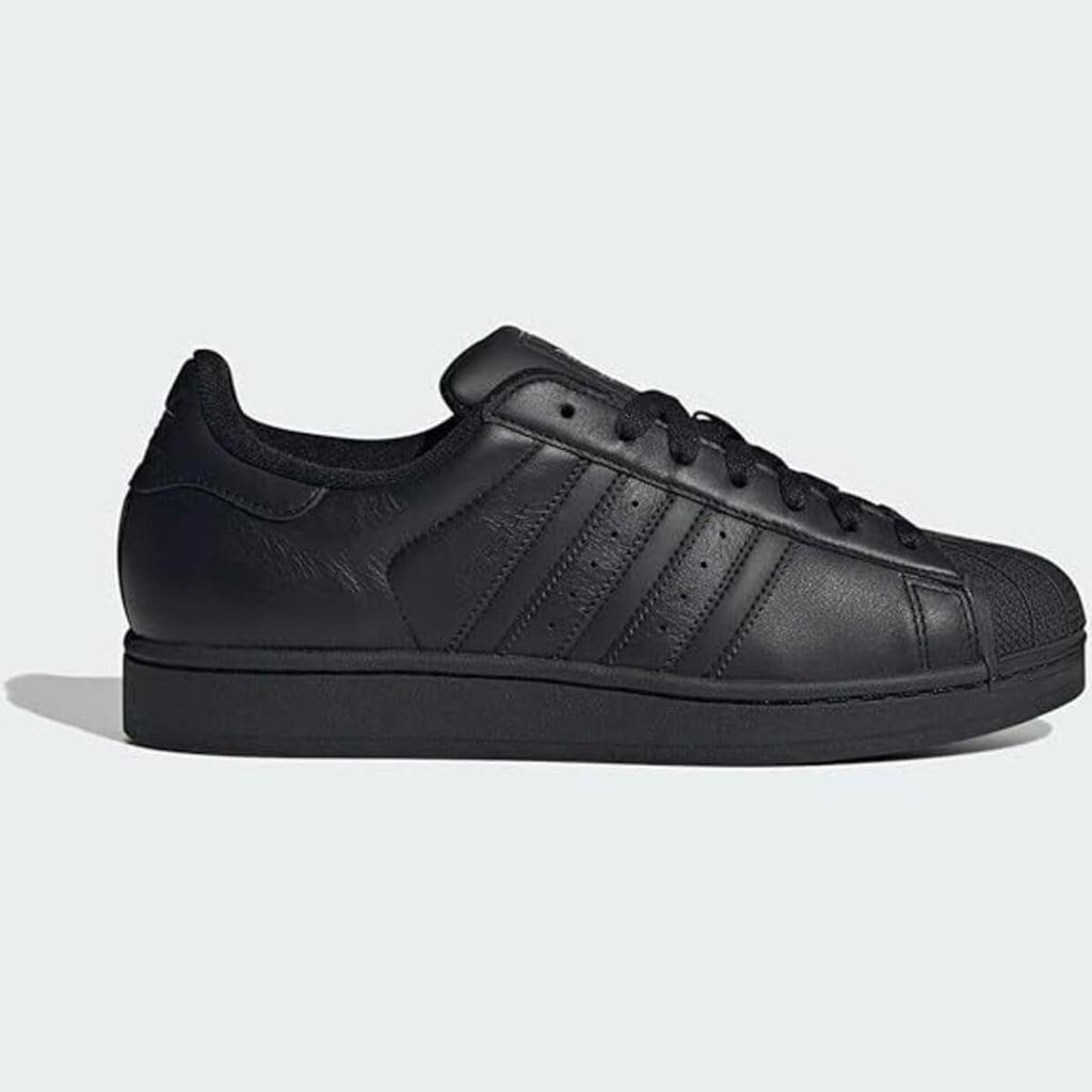 adidas Superstar Core Size II, Черный/Core Black/Core Black, JI0081, 23,0 см