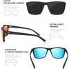 Fashion Square Polarized Sunglasses Men Women Retro Outdoor Sports Fishing Sun Glasses Uv Resistant Male Goggle Shades Uv400