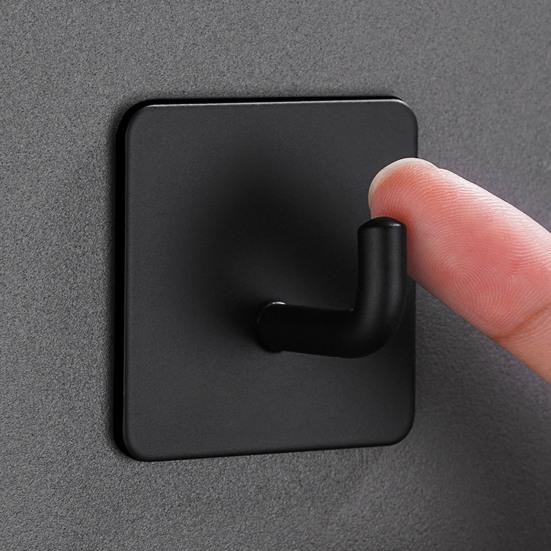 6 шт. настенные крючки для хранения, прочный несущий удар, бесплатная простая установка, набор самоклеящихся крючков из нержавеющей стали