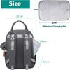 Multifunctional Mommy Backpack – Foldable Baby Bed, Large-Capacity Waterproof Diaper Bag for Moms