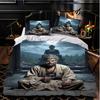Постельное белье серии Black Myth Wukong, трехсекционное, домашний текстиль, 3D-цифровая печать