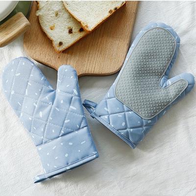 2 шт. перчатки для микроволновой печи, бытовые, нескользящие, хлопковые, для барбекю, прихватки для духовки, перчатки для выпечки, термостойкие, кухонные, прихватки, силиконовые, для духовки