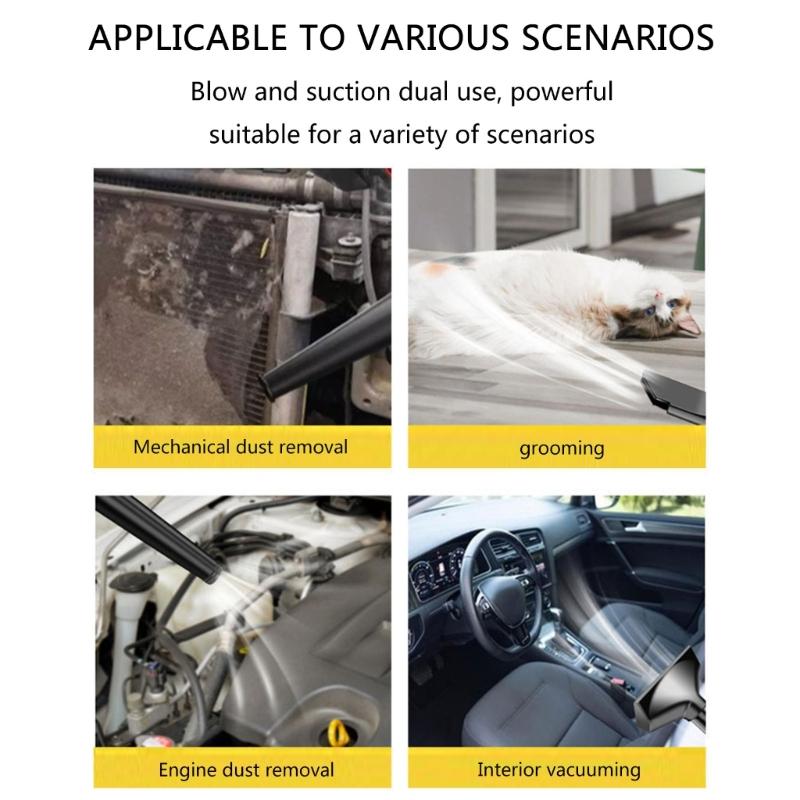 Leaf Blower Cordless Electric Cordless Leaf Blower with Replacement Tips Leaf Blowers for 18V 18650 Battery