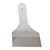 Aluminum Handle, Partially Wood-clad Putty Spatula, Stainless Steel Blade, 120mm Wide, 1 Piece