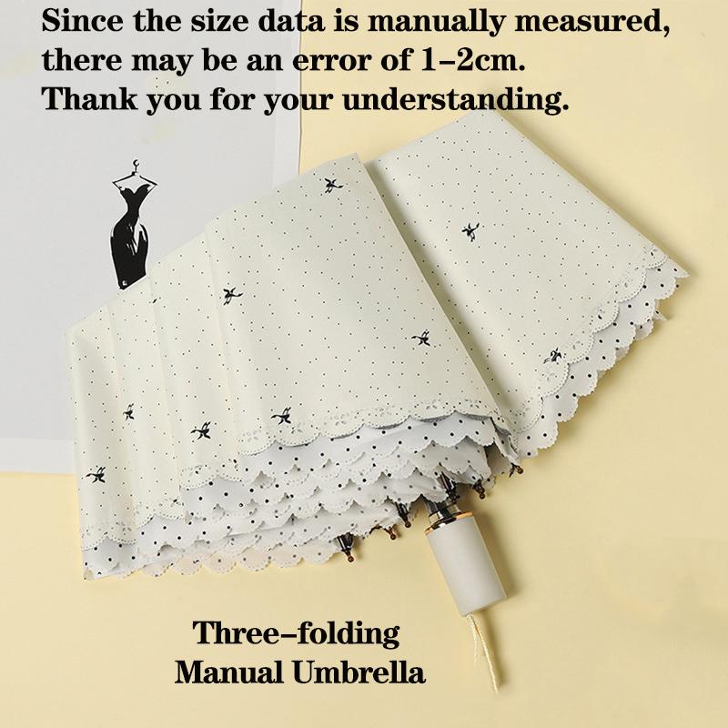 Женский зонт кружевной модный складной зонт солнцезащитный зонт ветро- и дождеустойчивый дорожный складной портативный студенческий подарок