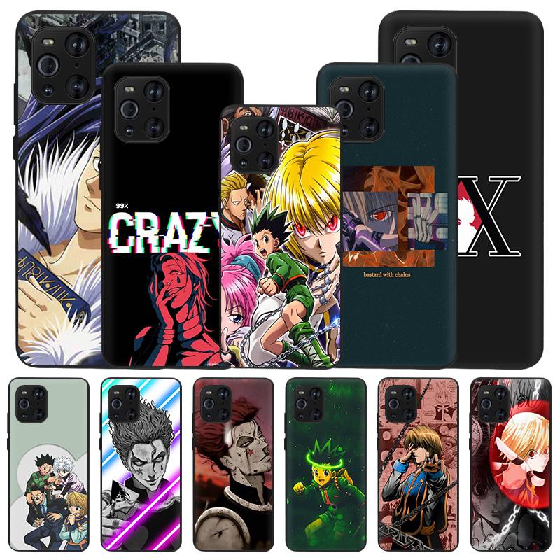 Чехол для телефона для OPPO A53 A52 A95 K9 A74 A94 A93 A55 Reno 6 4 3 Pro 5G A9 Ace F11 Find X2 Hunter X Hunter Hisoka, черный чехол с аниме