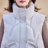 Модный зимний теплый короткий жилет, женская верхняя одежда, элегантная толстая парка без рукавов, женские куртки