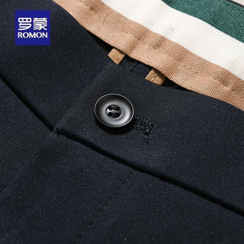 ROMON Мужские повседневные брюки прямого кроя стрейч