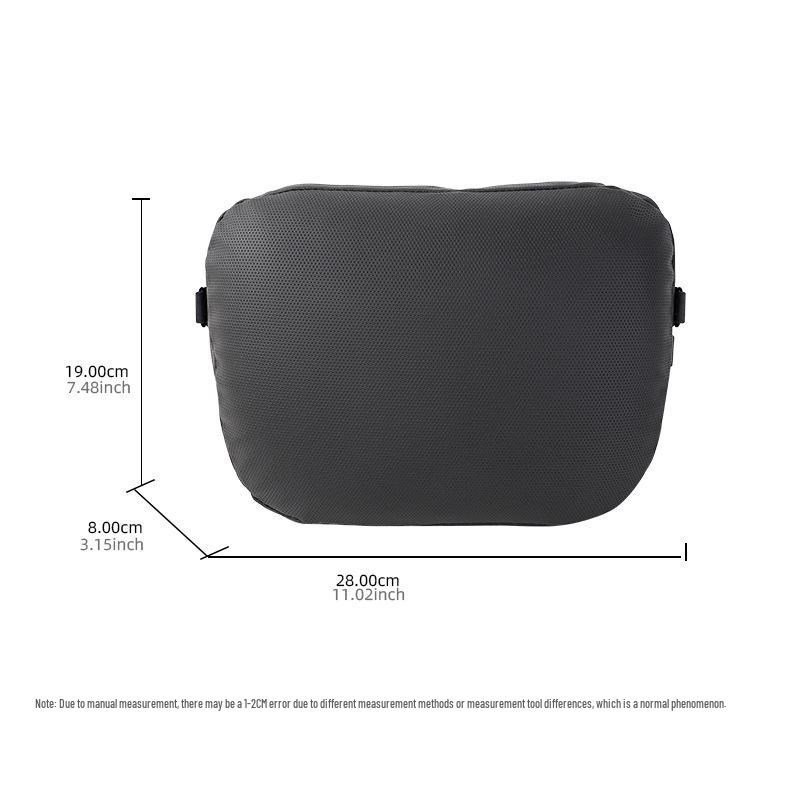 Reversible Dual-Use Memory Foam Neck Pillow for Tesla, Mercedes-Benz, BMW, Li Auto, and XPeng
