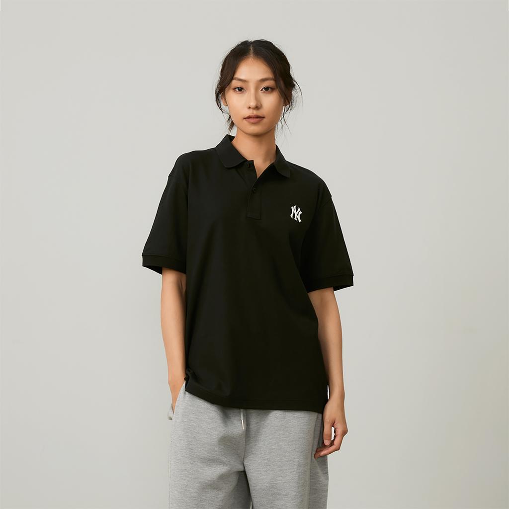 Новая мужская футболка-поло MLB New York Yankees MLB Basic Logo SS24 Унисекс Черный 3APQB0143-50BKS