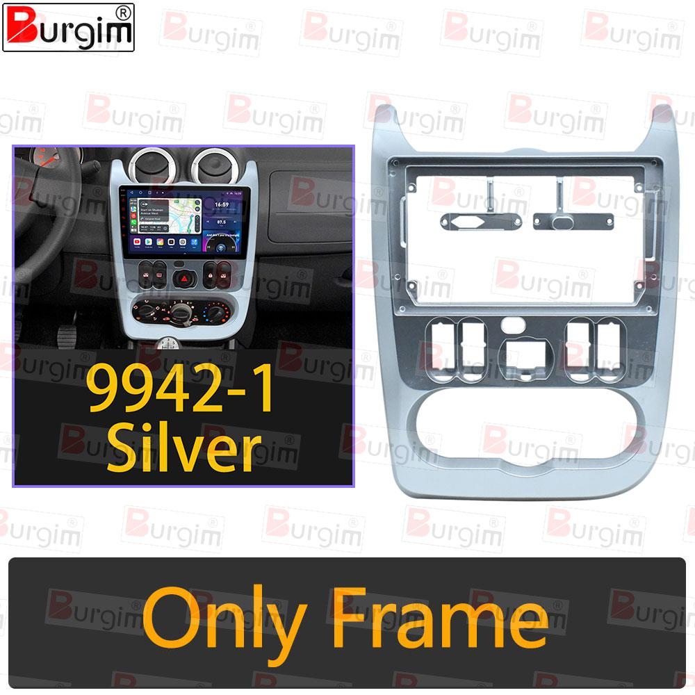 Car Radio Frame For Renault Logan Sandero Lada Largus Lergus Dacia Duster 9 inch Stereo Panel Harness Wire Power Cable Canbus