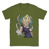 Unisexs Vegeta Ddragon Ball T Shirts Pure Cotton Tops Leisure Short Sleeve Round Collar Tees Party Tshirt